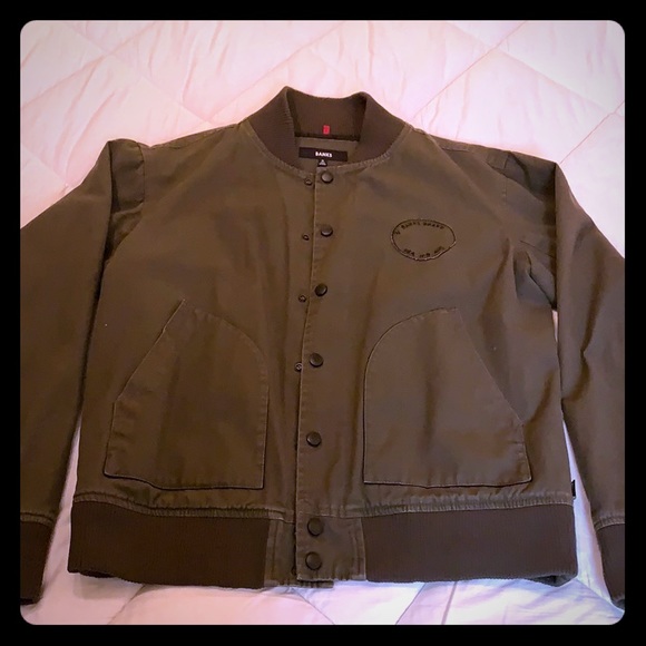 Men’s Army Green lightweight bomber jacket - Picture 1 of 5